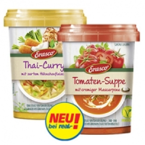 Erasco Tomaten-Suppe mit cremiger Mascarpone 420 ml oder Suppe Thai-Cu
