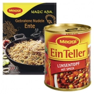 Maggi Magic Asia Gebratene Nudeln 119 g oder Ein Teller Eint&ouml;pfe 340 g