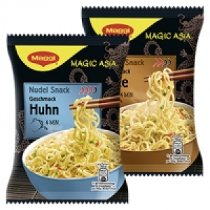 Maggi Magic Asia Instant Snacks versch. Sorten, jede 65-g-Packung
