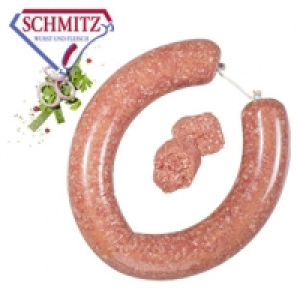 GS Schmitz Zwiebelmettwurst aus magerem Schinkenfleisch hergestellt, i