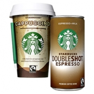 Starbucks Coffee versch. Sorten, jede 200-ml-Dose/jeder 220-ml-Becher