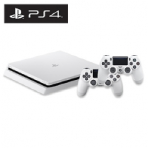 PS4 500 GB Slim inkl. 2 DualShock-Controller &middot; auch in Schwarz erh&auml;ltl