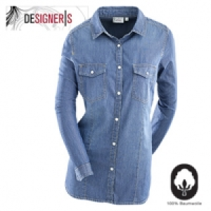 Damen-Jeansbluse &middot; Gr&ouml;&szlig;e: 36 - 46