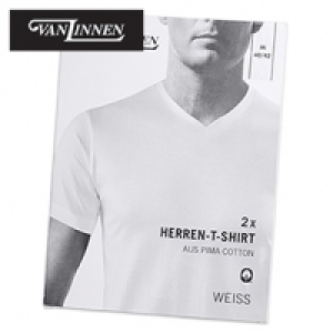 Herren-T-Shirts &middot; wei&szlig; oder schwarz &middot; Rundhals- oder V-Ausschnitt &middot; 10