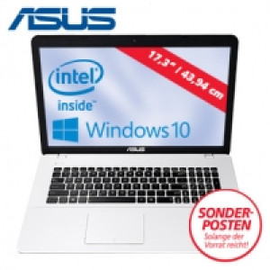 Notebook F751SA-TY121T mit Intel N3060 Dual-Core-Prozessor (2 x bis zu