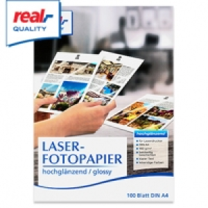 LaserFotopapier hochgl&auml;nzend/glossy beidseitig beschichtet 160 g/m