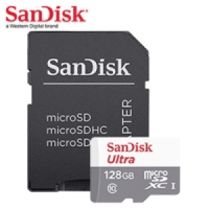 microSDXKarte 128 GB mit beiliegendem Adapter verwendbar als SDXC-Kart