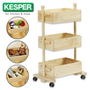 Allzweckwagen &middot; Kiefernholz &middot; Ma&szlig;e: ca. H 85 x B 50 x T 35 cm (H&ouml;he in