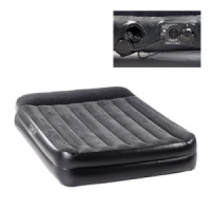 Doppel-Velours-G&auml;stebett Deluxe stabiles Luftbett, m&uuml;helos aufblasbar