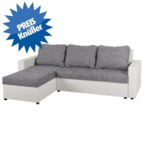 Ecksofa - weiß-grau - Liegefunktion 299.99 €