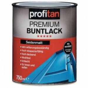 Premium Buntlack profitan - reinweiß seidenmatt - 750 ml 11.99 €