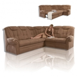 Ecksofa - braun - Microfaser - Liegefunktion 1,199.00 €