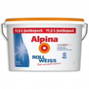 Alpina Roll Weiß - Innenfarbe - Jumbopack - 11,5 Liter 34.99 €
