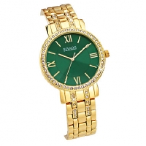 Rivado Damenuhr, gold/gr&uuml;n