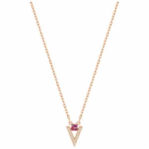Swarovski Damen Kette mit Anh&auml;nger Funk, ros&eacute;gold