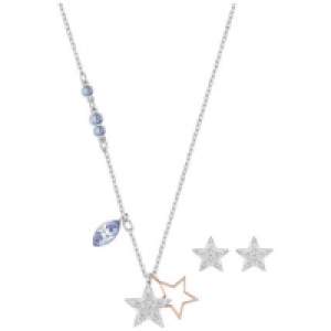 Swarovski Damen Schmuckset Duo, silber