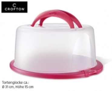CROFTON®Tortenglocke oder Kuchencontainer