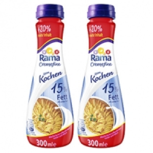 Rama Cremefine zum Verfeinern, zum Kochen oder zum Schlagen, jede 250