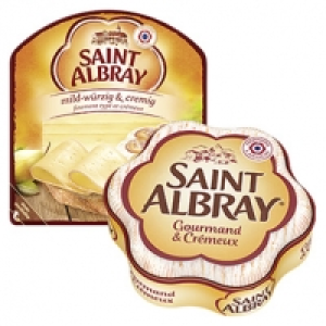 Saint Albray Franz&ouml;sischer Weichk&auml;se oder Schnittk&auml;se Scheiben, 60 % F