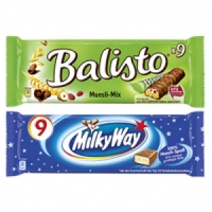 Balisto versch. Sorten, Milky Way oder Bounty jede 193,5/166,5/257-g-P