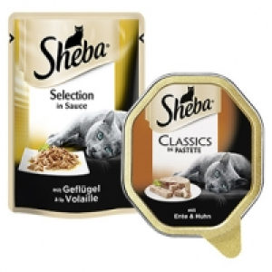 Sheba Katzen-Nassnahrung versch. Sorten, jede 85-g-Schale/jeder 85-g-F