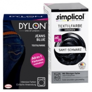 DylonTextilfarbe oder Simplicol Textilfarbe Intensiv verschiedene Sort