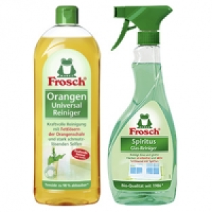 Frosch Spiritus Glasreiniger 1 Liter oder Universalreiniger 750 ml, ve