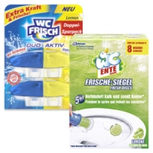 WC Ente Frische Siegel Starter-Set oder WC-Frisch Duo-Aktiv Nachf&uuml;ller