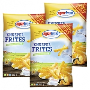 agrarfrost Backfrites, Knusperfrites 750g plus 20 % gratis = 900 g, Br