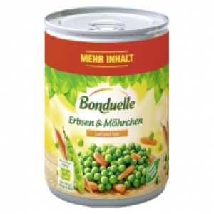 Bonduelle Erbsen sehr fein mit M&ouml;hrchen jede 850-ml + 25 % Dose/660 g