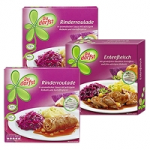Du darfst Menues Rinderroulade oder Entenfleisch und weitere Sorten, 4
