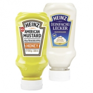Heinz Feinkostsaucen, American Mustard oder Einfach Lecker Mayonnaise