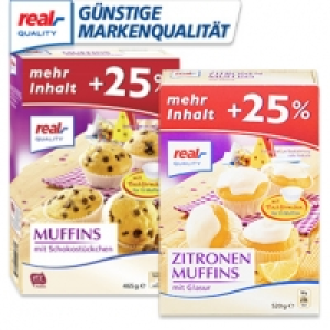 Muffins versch. Sorten, jede 12 + 25 % = 15-St&uuml;ck-Bonuspackung