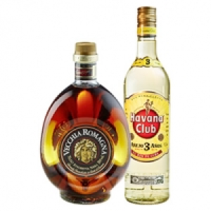 Havana Club Rum 3 Jahre oder Vecchia Romagna 40/38 % Vol., jede 0,7-l-