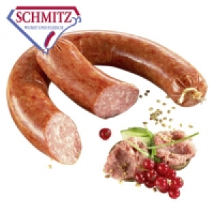GS Schmitz Schinkenstreichmettwurst grob oder fein, im Ring, je 100 g
