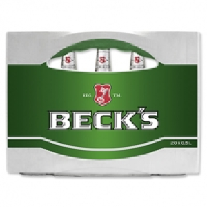 Beck&acute;s versch. Sorten, 20 x 0,5/24 x 0,33 Liter, jeder Kasten 9.99&nbsp;&euro;