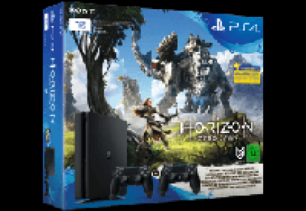 SONY PlayStation 4 Slim Konsole 1TB Schwarz + Horizon Zero Dawn inkl.