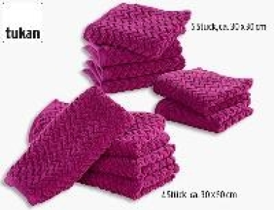 Tukan Flausch-Frottier Gästetücher