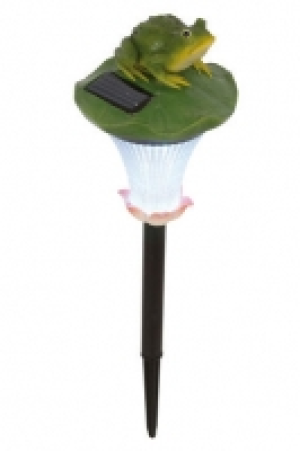 N&auml;ve Solar-Erdspie&szlig; Frosch