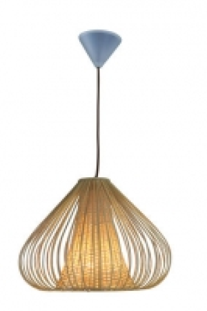 N&auml;ve Korb Pendelleuchte Natural, d: 40 cm