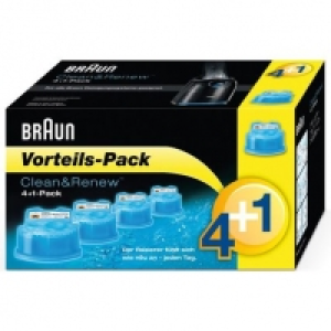 Braun Reinigungskartuschen Clean&Renew CCR 4+1 gratis
