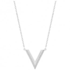 Swarovski Damen Kette Delta, silber