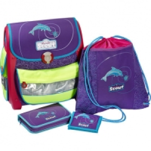 Scout Schulranzen-Set Buddy Delfin