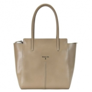 Patrizia Pepe Shopper Tasche Leder 30 cm, uniform grey