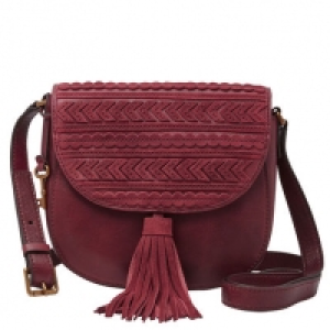 Fossil Damen Saddle Bag Emi ZB6963609 Zoll, wine
