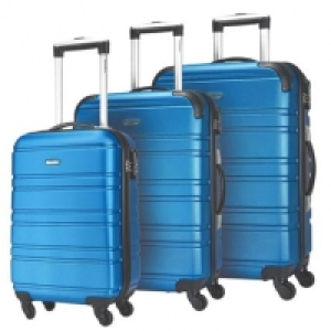 CHECK.IN Paradise Miami 4-Rollen Kofferset 3tlg., blau