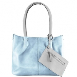 Maestro Surprise Bag in Bag Shopper Tasche 35 cm, sky hellgrau