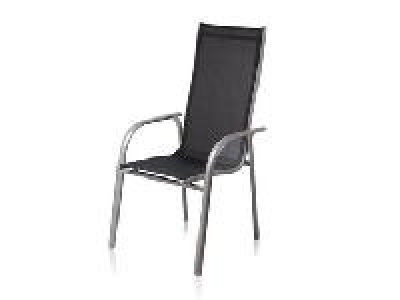 Florabest Stapelsessel Aluminium grau