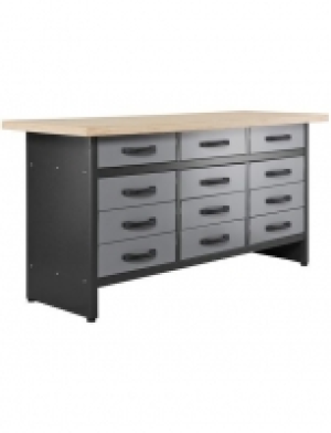 Meisterwerkbank, 12 Schubladen, grau 399.99 €