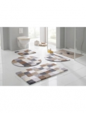 Badematte, Rund, Home Affaire Collection, Kira, beidseitig verwendbar,